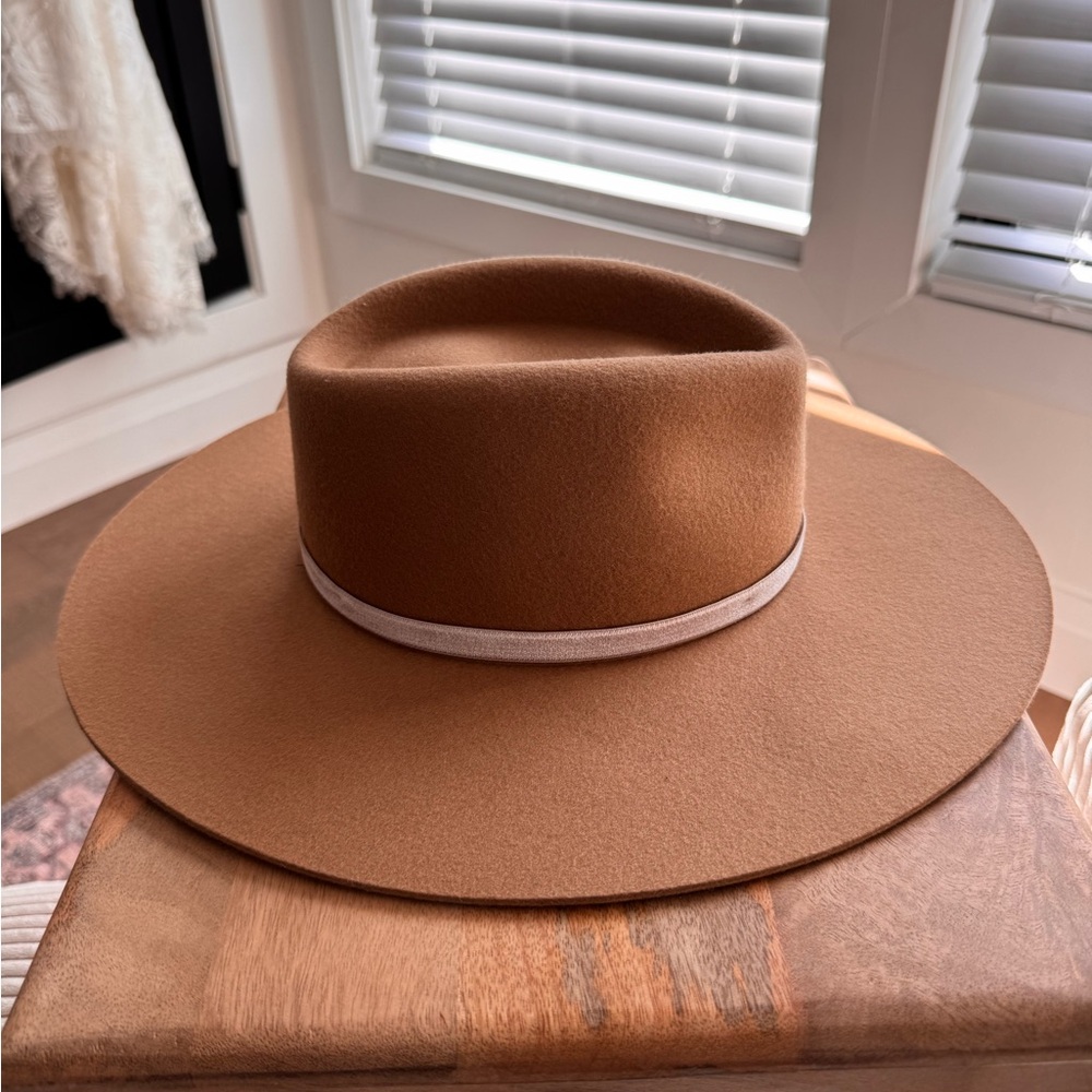 Rag & Bone Tan Wide-Brim Hat